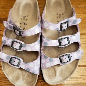 Birkenstocks w/polka dots